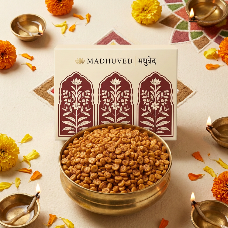 AI-generated Masala Fried Chana Dal overhead