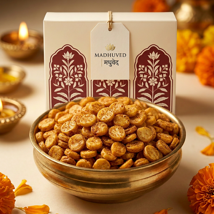 AI-generated Masala Fried Chana Dal close-up